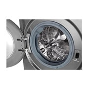 LG 9kg Washing Machine, Stainless Silver, F4V5VYP2T, thumbnail 5