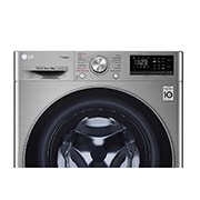 LG 9kg Washing Machine, Stainless Silver, F4V5VYP2T, thumbnail 7
