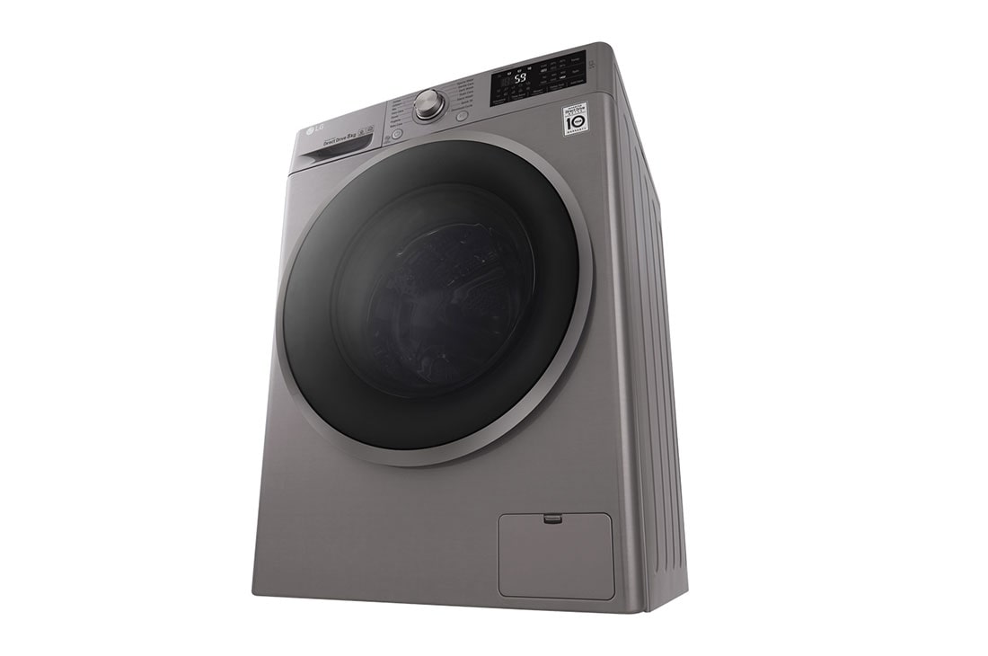 LG Washer & Dryer, 8 / 5 Kg, 6 Motion Direct Drive, Add Item, ThinQ, F4J6TMP8S, thumbnail 2