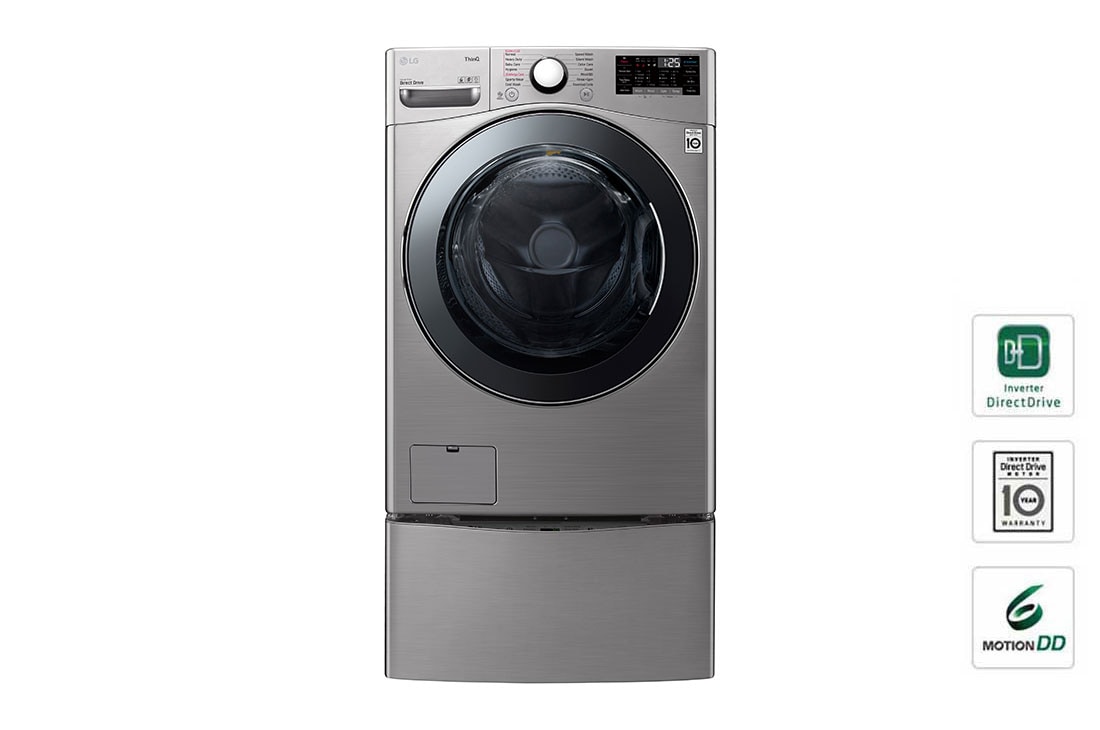 LG TWINWash™, Washer & Dryer, 21.5 / 10 Kg, 6 Motion Direct Drive, Steam™, TurboWash360, ThinQ, F18L2CRV2T2_F8K5XNK4