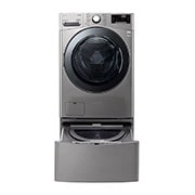 LG TWINWash™, Washer & Dryer, 21.5 / 10 Kg, 6 Motion Direct Drive, Steam™, TurboWash360, ThinQ, F18L2CRV2T2_F8K5XNK4, thumbnail 2