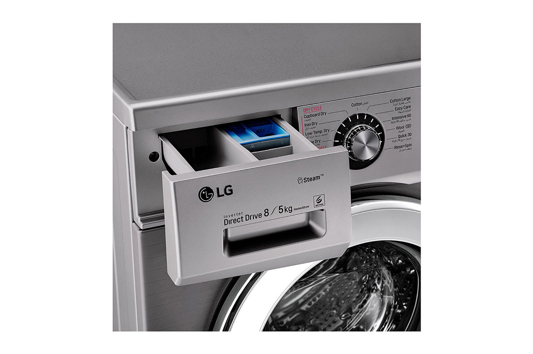 Washer & Dryer 8/5 Kg, 6 Motion Direct Drive LG UAE