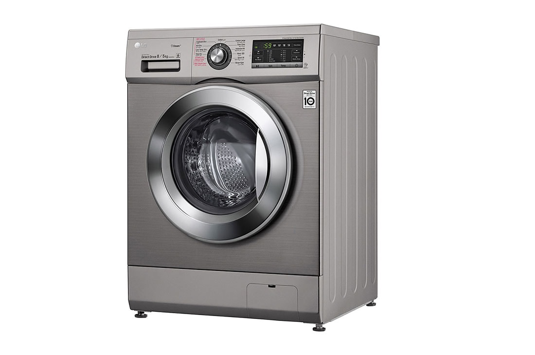 LG Washer & Dryer, 8 /5 Kg, 6 Motion Direct Drive, Steam Technology, Smart Diagnosis™, Washer & Dryer, 8 /5 Kg, 6 Motion Direct Drive, Steam Technology, Smart Diagnosis™, FH4G6TDG6, thumbnail 12