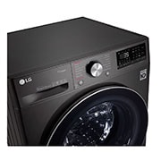 LG Washing Machine with Dryer, 10/7kg, Black, F4V9RCP2E, F4V9RCP2E, thumbnail 4