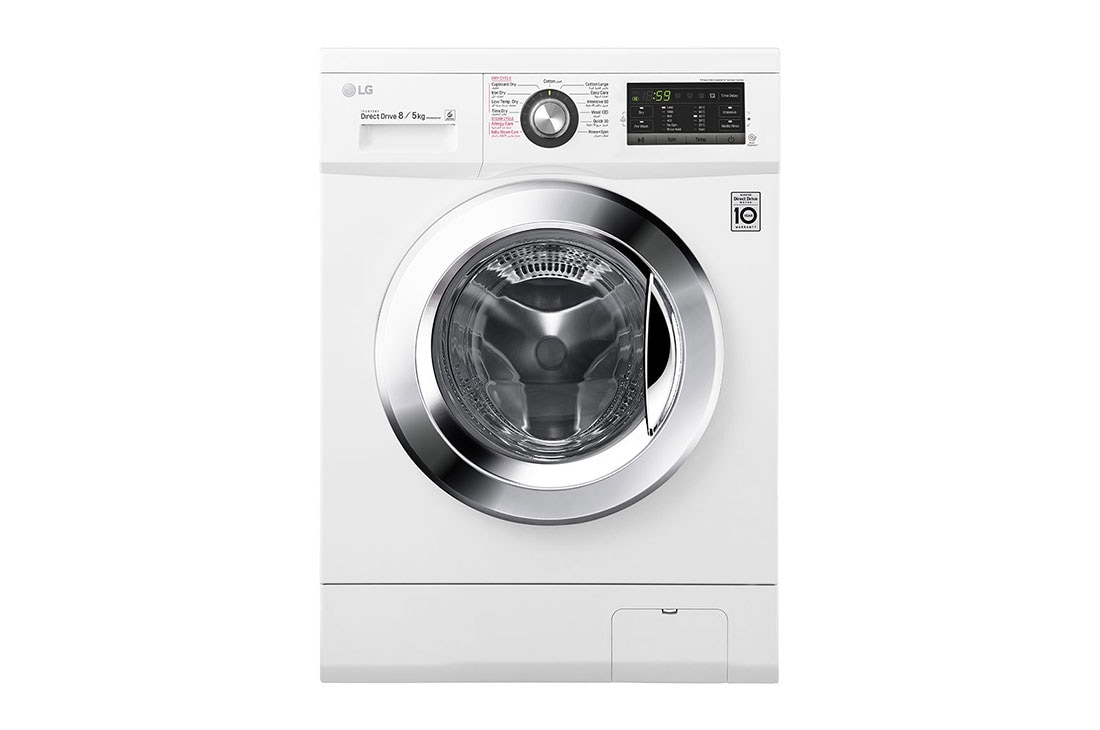 Buy LG 2023 8kg Front Load Washing Machine, Black Online in UAE