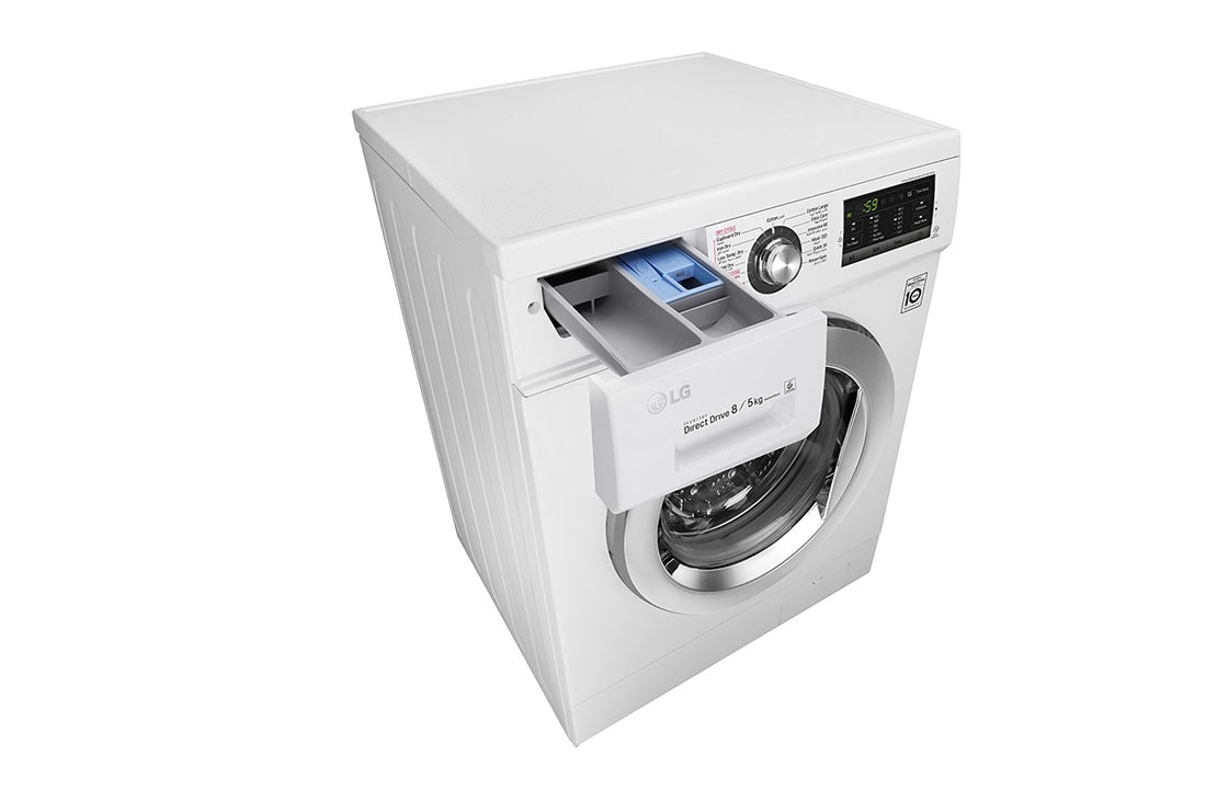 LG Washer Dryer Combo, 8/5kg, White, Washer & Dryer, 8 /5 Kg, 6 Motion Direct Drive, Steam Technology, Smart Diagnosis™, FH4G6TDG2, thumbnail 10