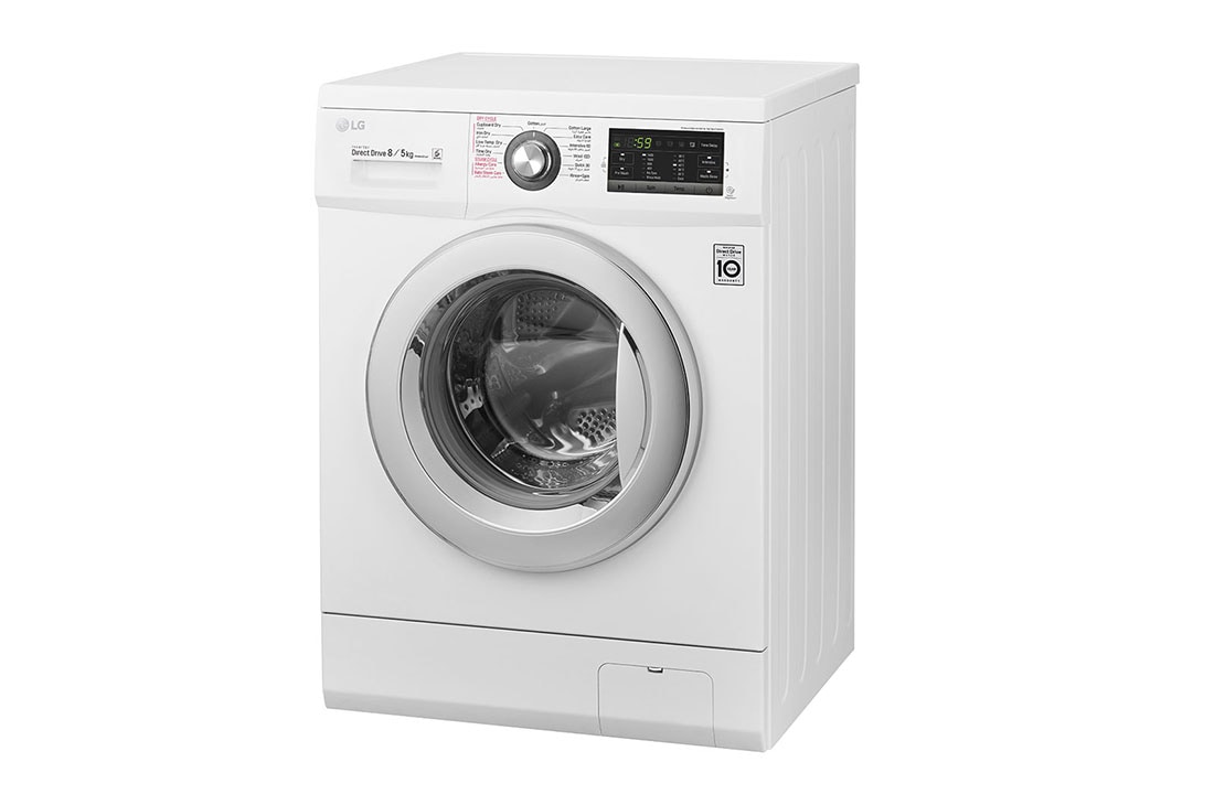 LG Washer Dryer Combo, 8/5kg, White, Washer & Dryer, 8 /5 Kg, 6 Motion Direct Drive, Steam Technology, Smart Diagnosis™, FH4G6TDG2, thumbnail 12