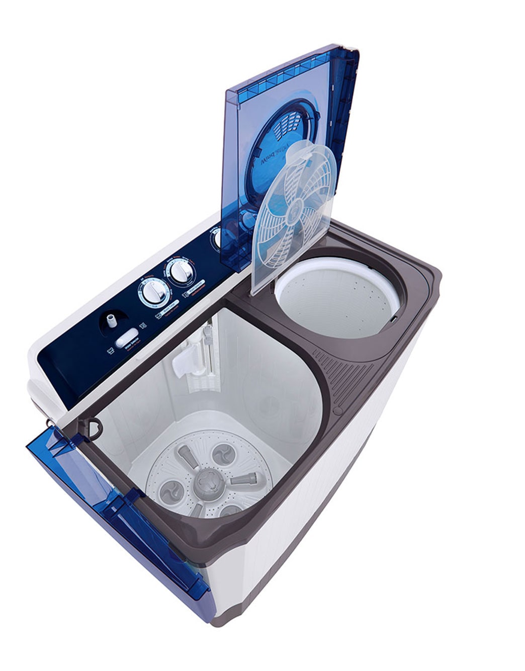 LG 10kg Twin Tub Washing Machine, Roller Jet, White LG UAE