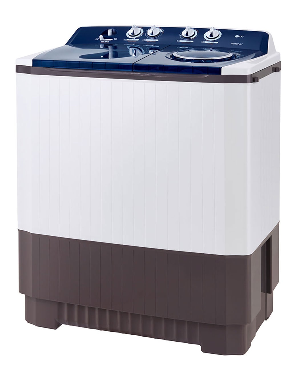 LG 10kg Twin Tub Washing Machine, Roller Jet, White LG UAE