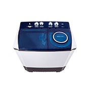 LG 10kg Twin Tub Washing Machine, Roller Jet, White, Twin Tub Washer, 10 Kg, Roller Jet, 3 Wash Programs, Lint Filter, P1461RWN5L, thumbnail 7