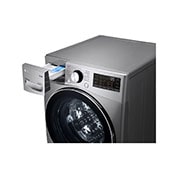 LG Washer & Dryer, 13/8 Kg, AI DD, TurboWash, Steam, ThinQ, top left panel view, F15L9DGD, thumbnail 5