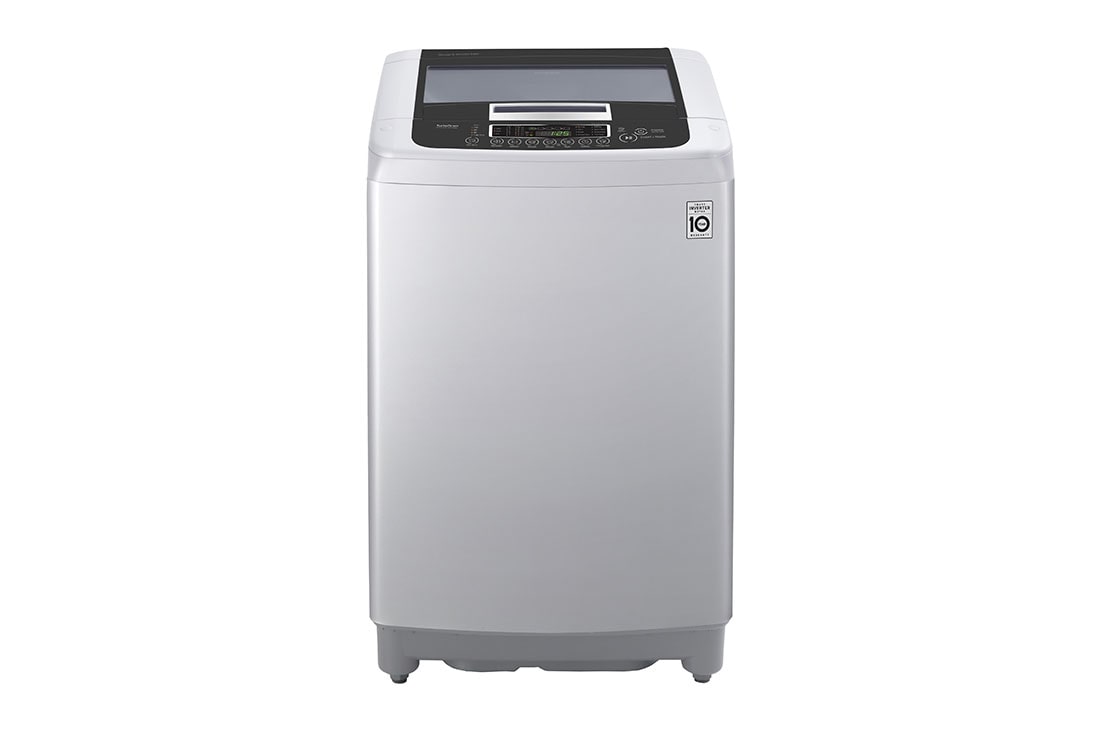 LG 9kg Top Load Washing Machine, Silver, T1369NEHTF, T1369NEHTF