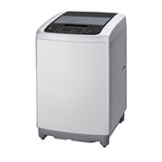LG 9kg Top Load Washing Machine, Silver, left view, T1369NEHTF, thumbnail 5