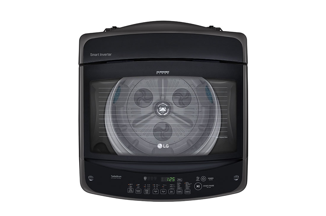 LG 12kg Top Load Washing Machine, Black, T1866NEHT2, T1866NEHT2, thumbnail 3