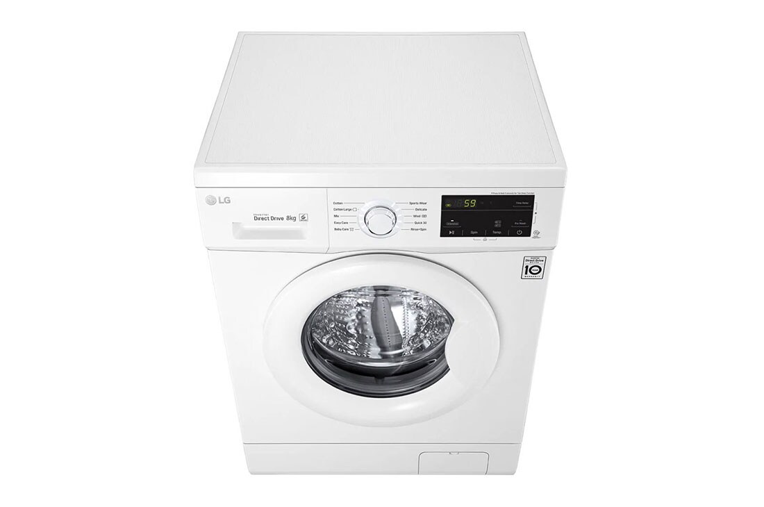 LG 8kg Front Load Washer, White, FH2J3TDNG0P, FH2J3TDNG0P, thumbnail 9