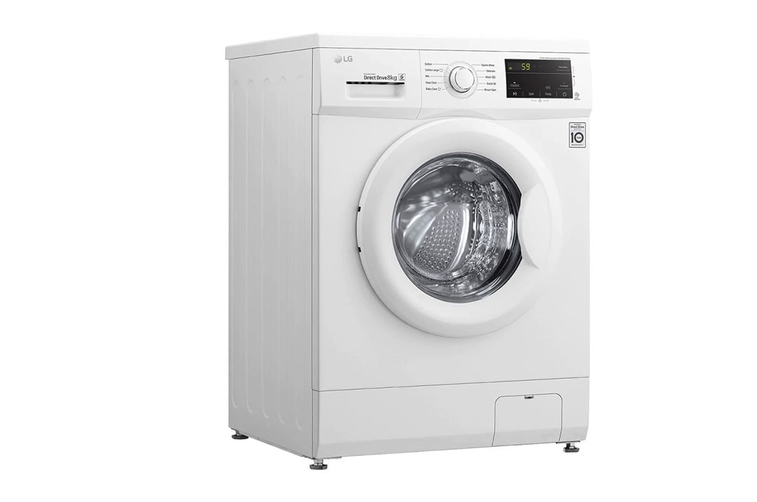 LG 8kg Front Load Washer, White, FH2J3TDNG0P, FH2J3TDNG0P, thumbnail 10
