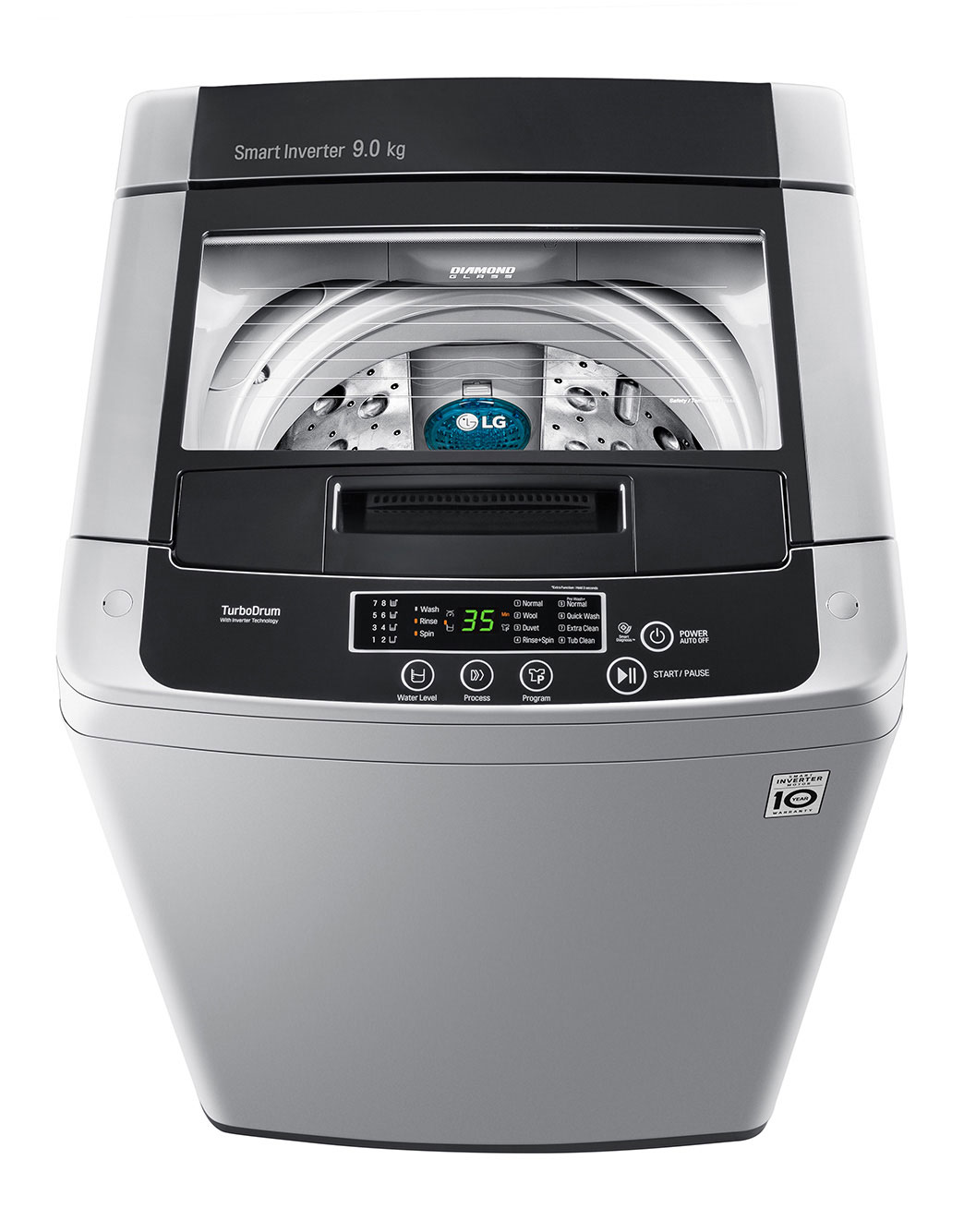 LG 9kg Top Load Washing Machine, Smart Motion LG UAE