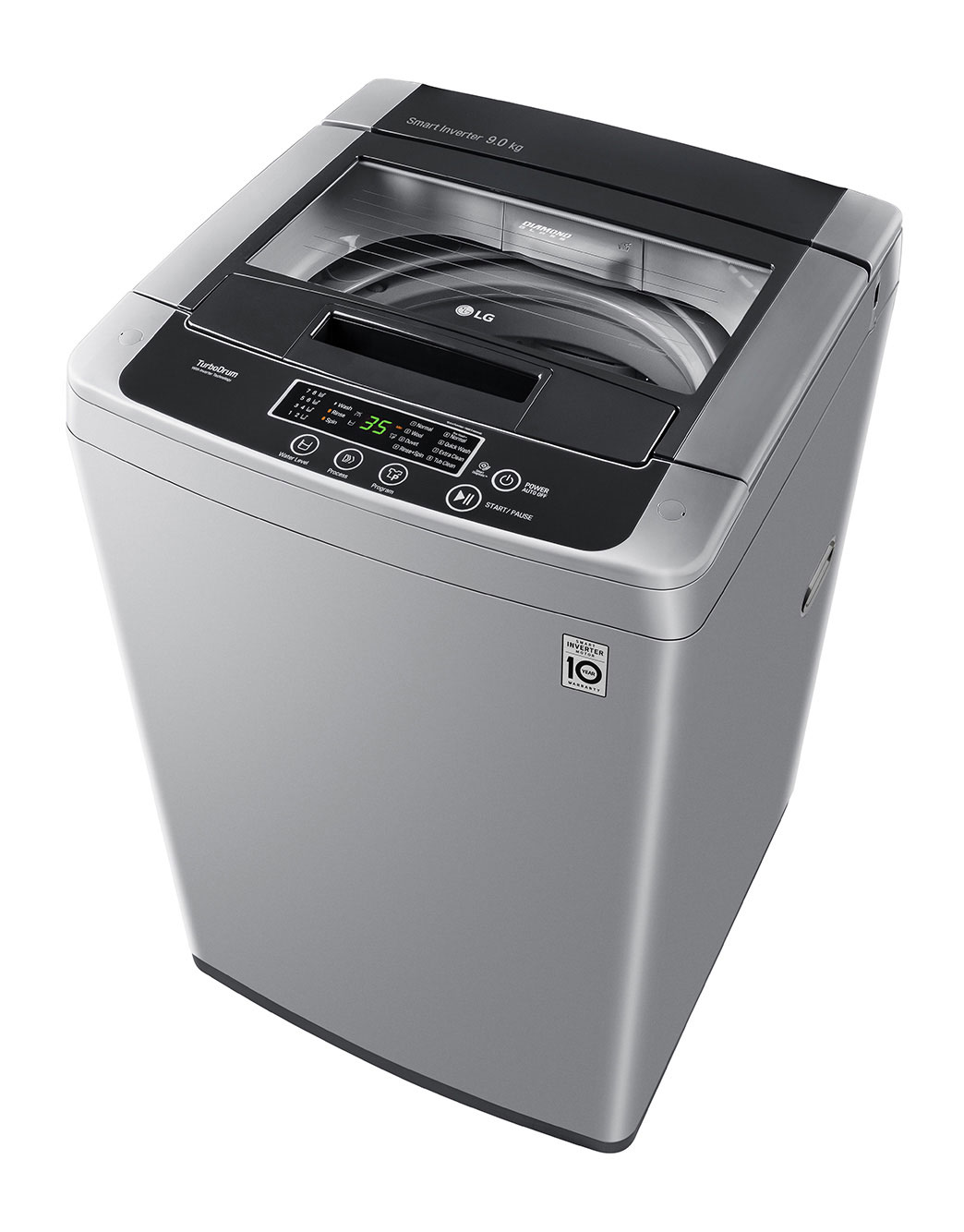 LG 9kg Top Load Washing Machine, Smart Motion LG UAE