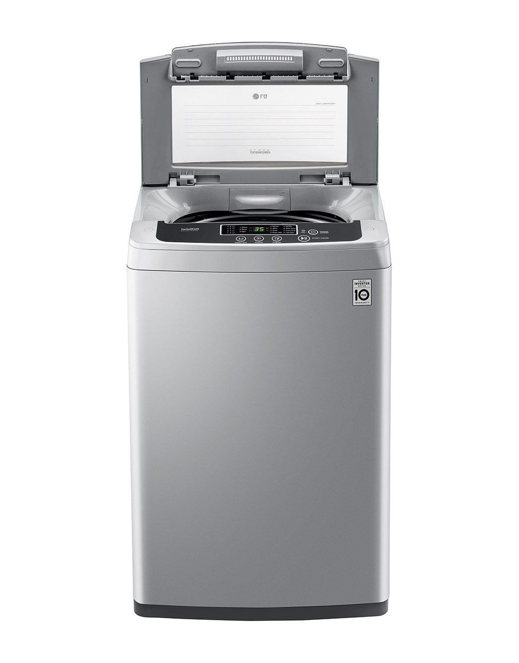LG 7.5kg Top Load Washer, Smart Inverter, Silver LG UAE