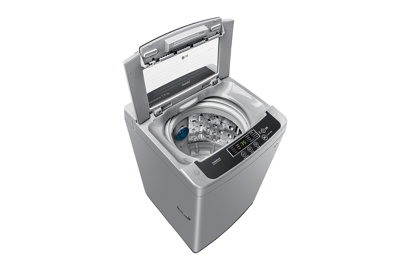 LG 7.5kg Top Load Washer, Smart Inverter, Silver LG UAE