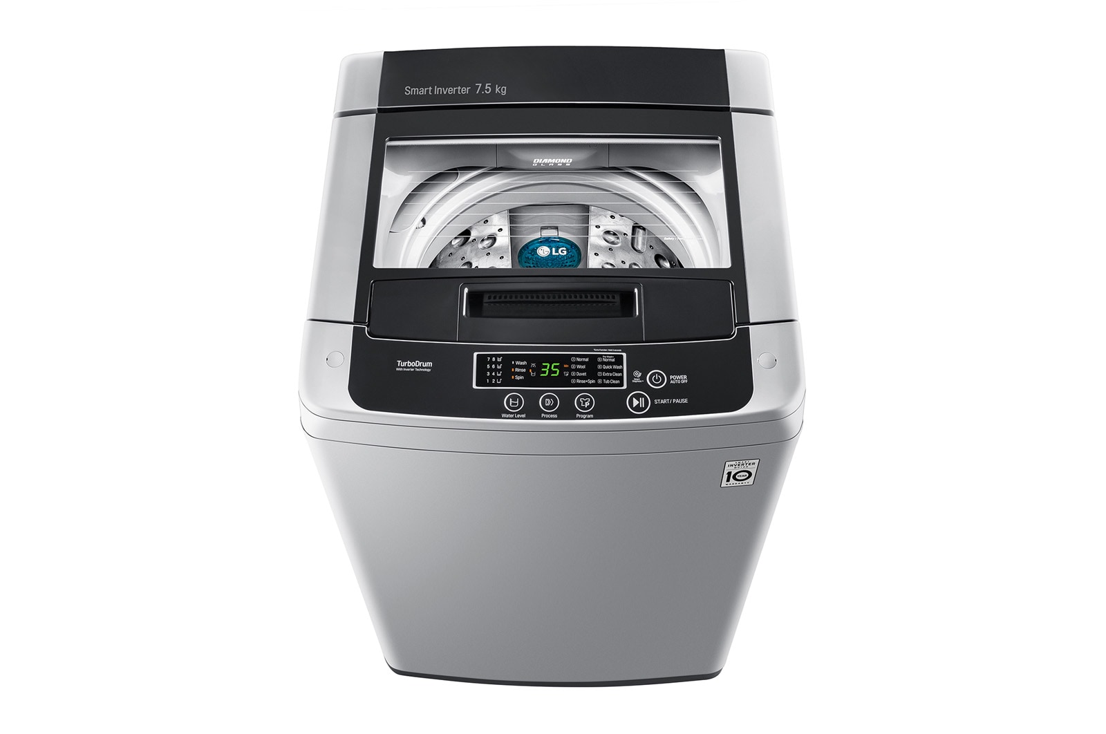 LG 7.5kg Top Load Washer, Smart Inverter, Silver LG UAE