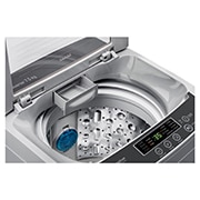 LG Top Load Washing Machine, 7.5 KG, Smart Inverter Control, Turbo Drum™, Smart Diagnosis™, Silver Color, T9586NDKVH, thumbnail 3