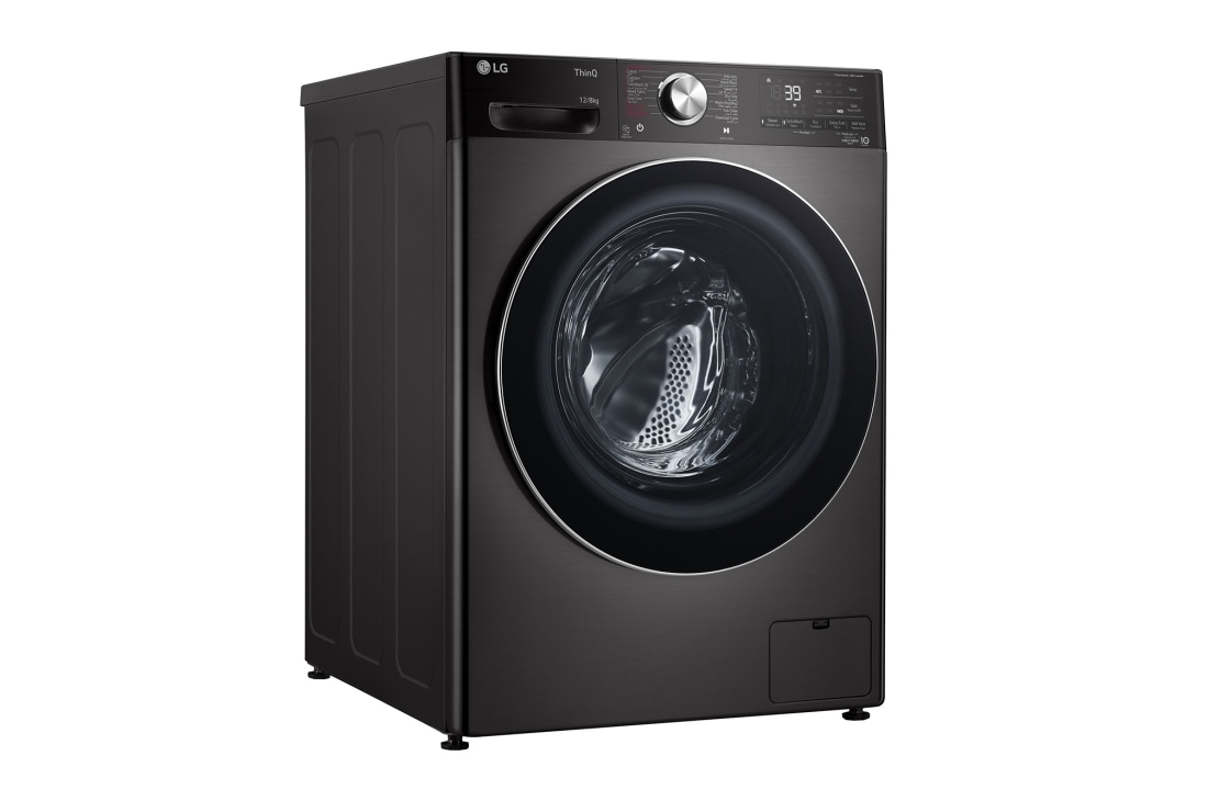 LG Black Washer Dryer Combo 12/8kg, Left, F4V9BCP2EE5, thumbnail 10