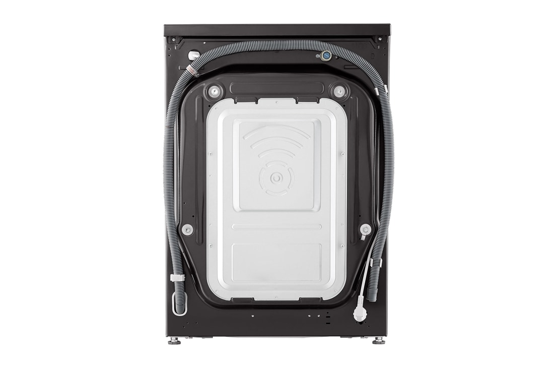 LG Black Washer Dryer Combo 12/8kg, back, F4V9BCP2EE5, thumbnail 15