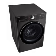 LG Black Washer Dryer Combo 12/8kg, top left perspective, F4V9BCP2EE5, thumbnail 8
