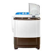 LG Twin Tub Washing Machine, 8/6kg, White, P961RON5L, P961RON5L, thumbnail 2