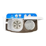 LG Twin Tub Washing Machine, 8/6kg, White, P961RON5L, P961RON5L, thumbnail 4