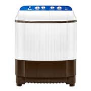 LG Twin Tub Washing Machine, 8/6kg, White, P961RON5L, P961RON5L, thumbnail 1