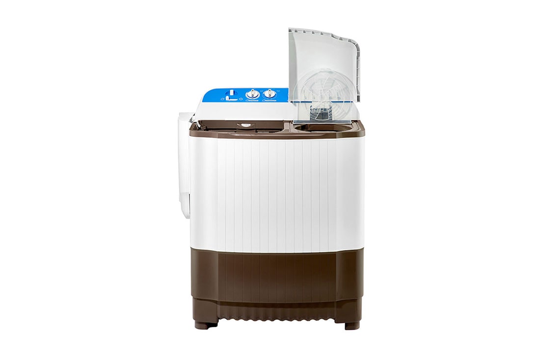 LG 8/6kg Twin Tub Washing Machine, White, P961RONL, P961RONL, thumbnail 2