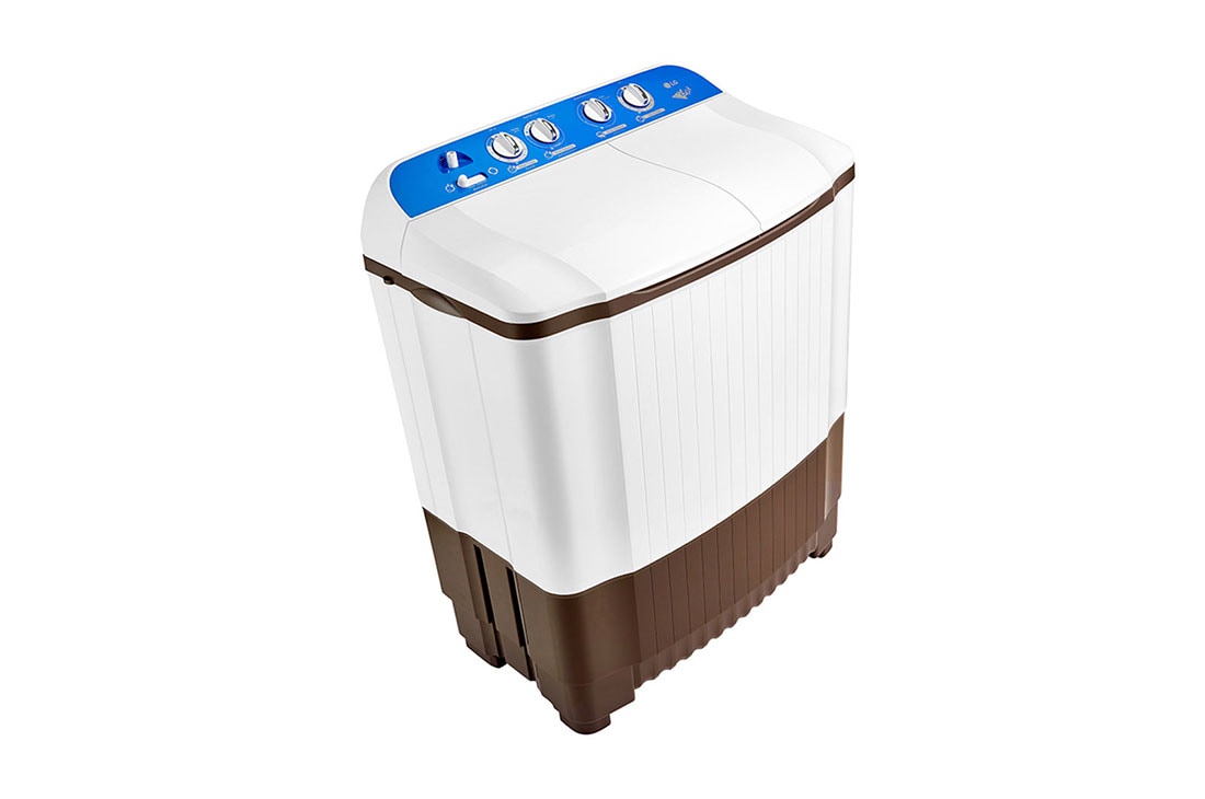 LG 8/6kg Twin Tub Washing Machine, White, P961RONL, P961RONL, thumbnail 9