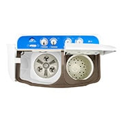 LG 8/6kg Twin Tub Washing Machine, White, P961RONL, P961RONL, thumbnail 5