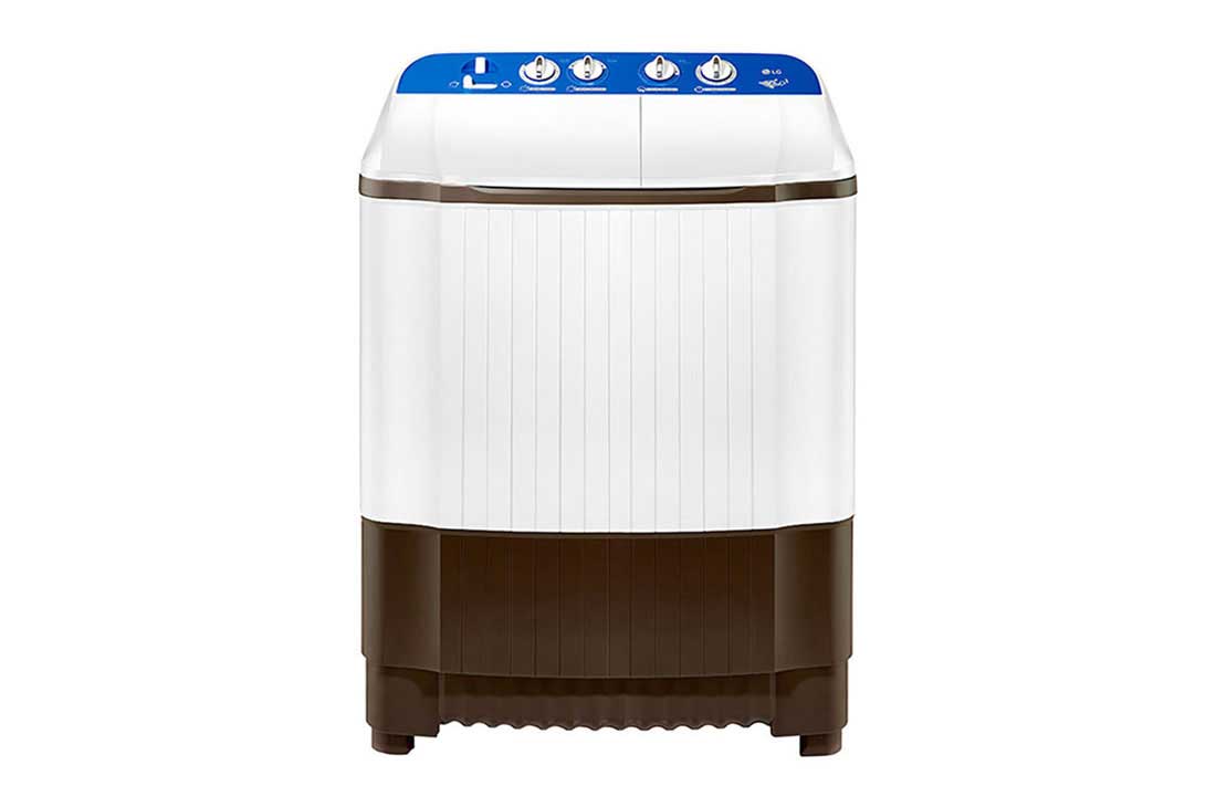 LG 8/6kg Twin Tub Washing Machine, White, P961RONL, P961RONL