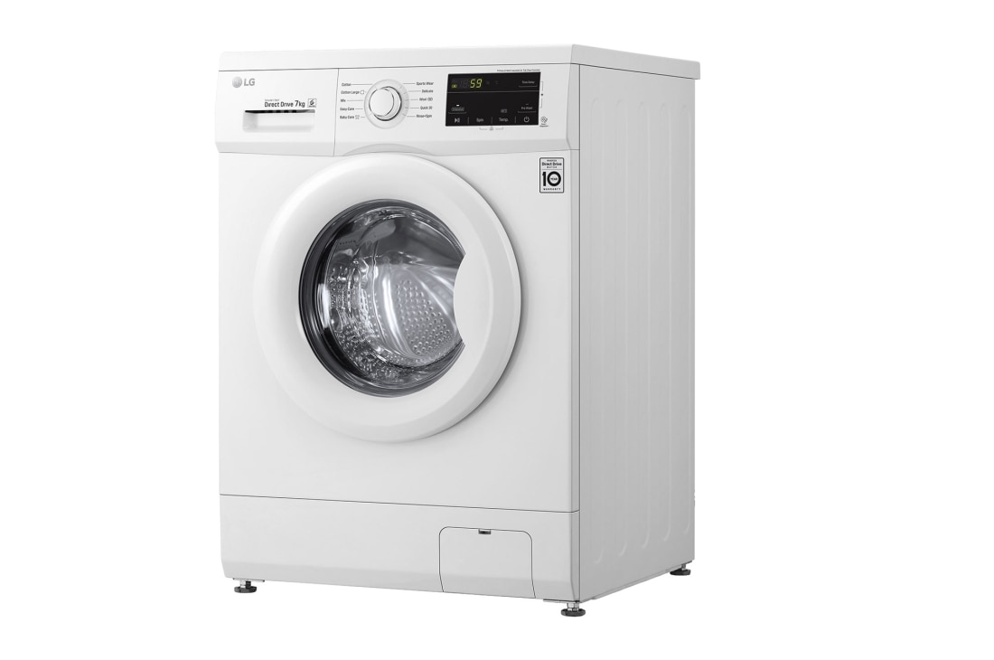 LG 7kg Front Loading Washer, White, FH2J3QDNL02, FH2J3QDNL02, thumbnail 11