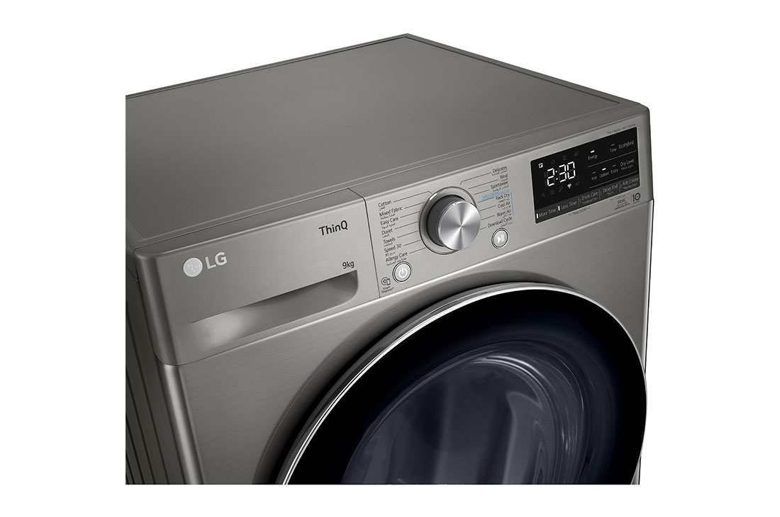LG 2023 9kg Energy Saving Heat Pump Clothes Dryer, Detailed-View1, RH90V9PV8N, thumbnail 5
