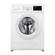LG  7kg Washing Machine, Direct Drive, White, Front View, FH2J3HDYL02, thumbnail 1