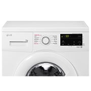 LG  7kg Washing Machine, Direct Drive, White, Front Panel, FH2J3HDYL02, thumbnail 4
