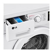 LG  7kg Washing Machine, Direct Drive, White, Drawer Open, FH2J3HDYL02, thumbnail 5