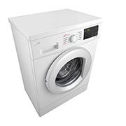 LG  7kg Washing Machine, Direct Drive, White, Top Left Perspective, FH2J3HDYL02, thumbnail 6