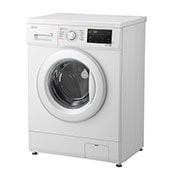 LG  7kg Washing Machine, Direct Drive, White, Right view, FH2J3HDYL02, thumbnail 8