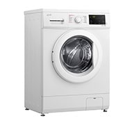 LG  7kg Washing Machine, Direct Drive, White, Left side view, FH2J3HDYL02, thumbnail 9