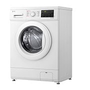 LG  7kg Washing Machine, Direct Drive, White, Right side view, FH2J3HDYL02, thumbnail 10