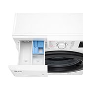 LG Vivace Washing Machine 9kg, White, Top view, F4R3VYG6W, thumbnail 6