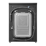 LG 9kg Front Load Washing Machine, Black, Back view, F4J3VYG6J, thumbnail 12