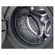 LG 9kg Front Load Washing Machine, Silver, Drum view, F4J3VYG5P, thumbnail 3