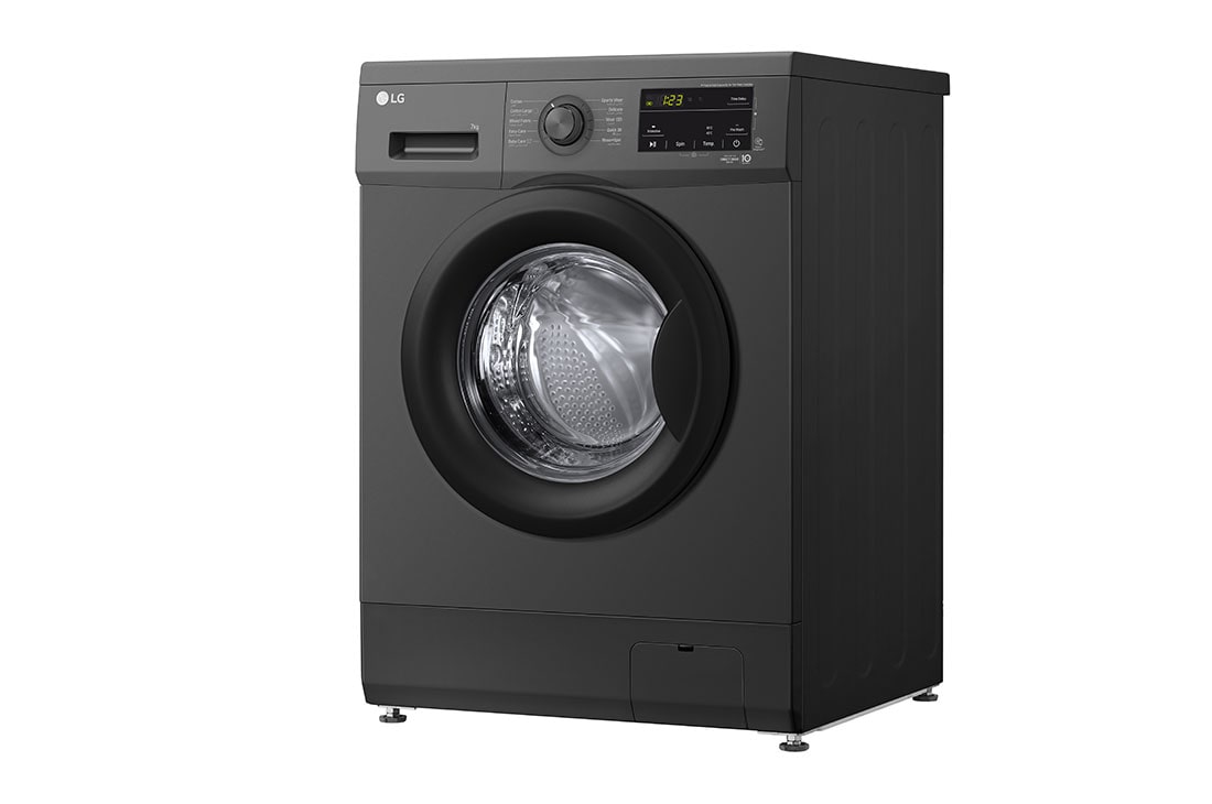 LG 7kg Front Load Washing Machine, Black, F2J3HYL6J, F2J3HYL6J, thumbnail 9