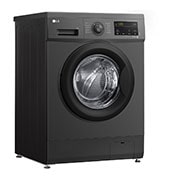 LG 7kg Front Load Washing Machine, Black, F2J3HYL6J, F2J3HYL6J, thumbnail 3